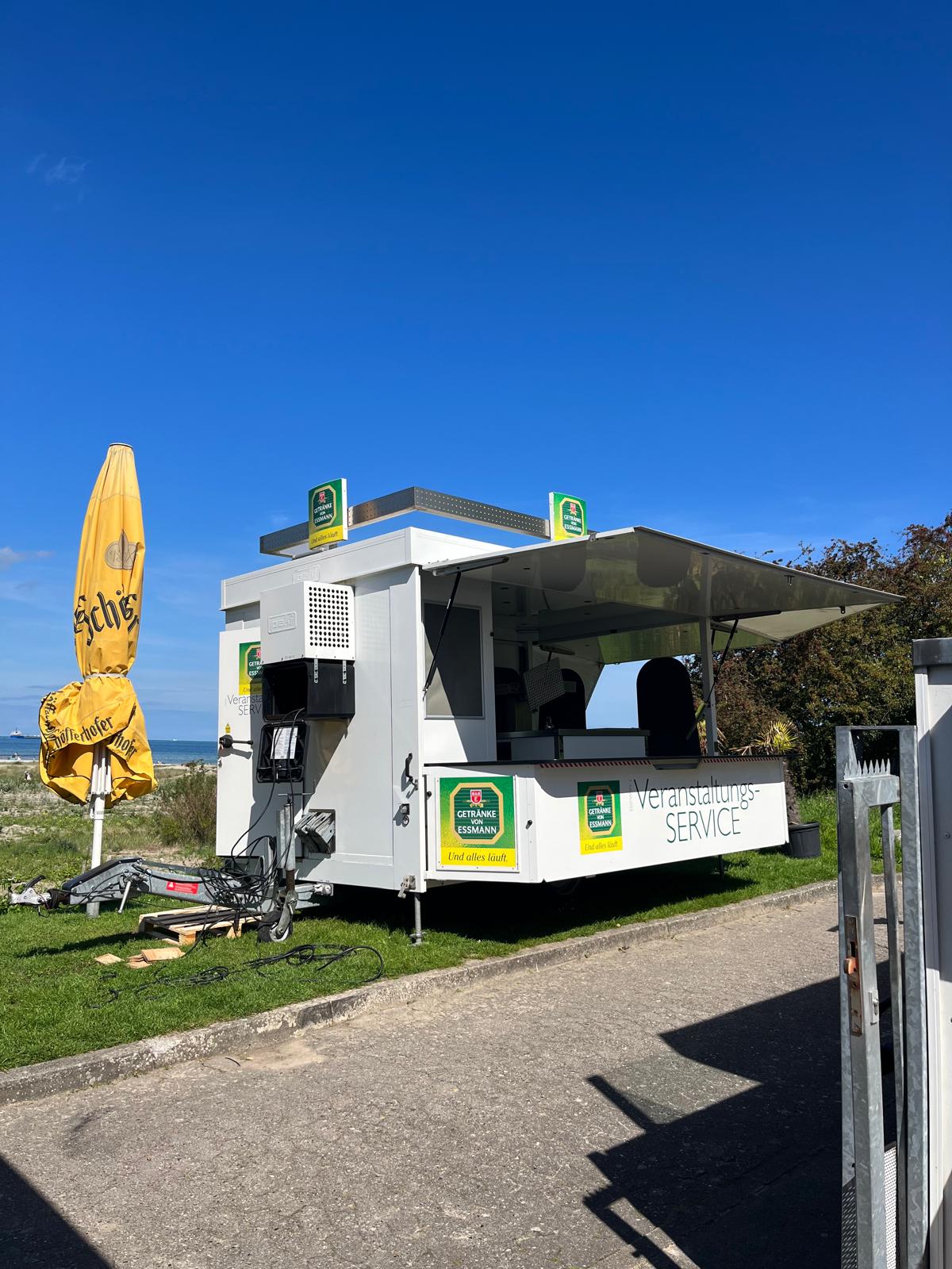 Bereit für das Event in der Strand-Klause Laboe