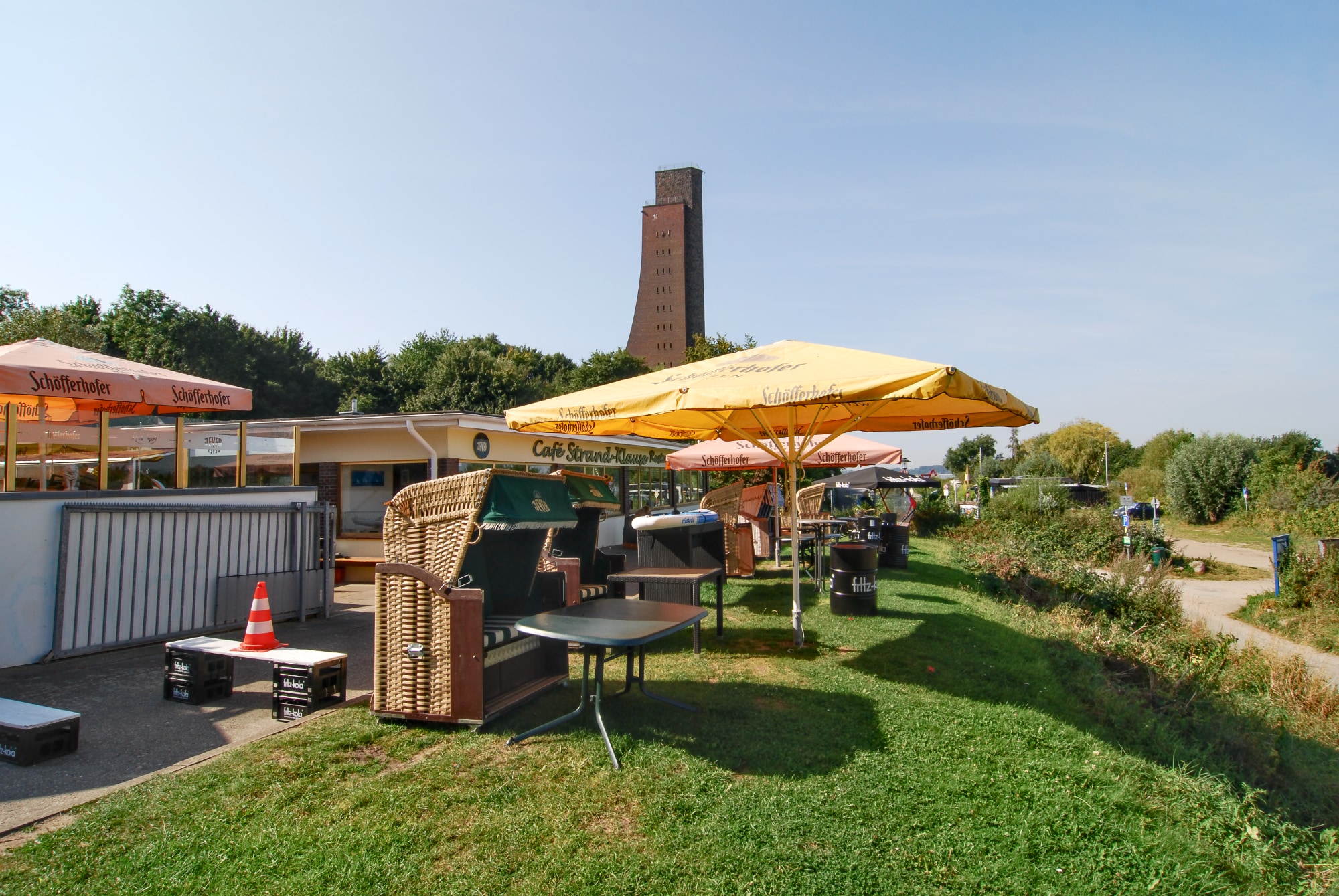 Strand-Klause Laboe - Unser Außenbereich